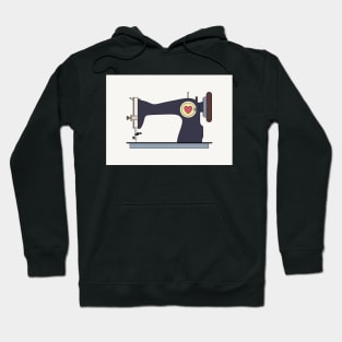 Retro Sewing Machine Hoodie